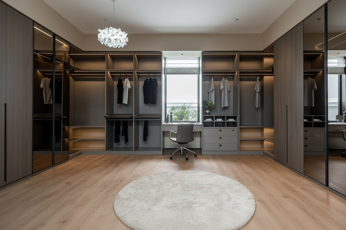 Luxury Walk-In Closet Room