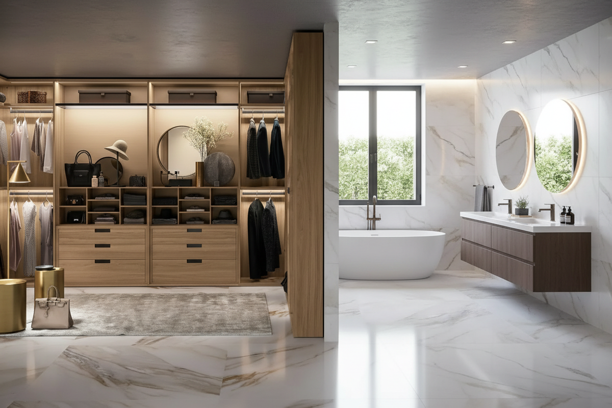 Luxury Walk-In Closet